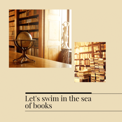 Literary Books Display Instagram Post