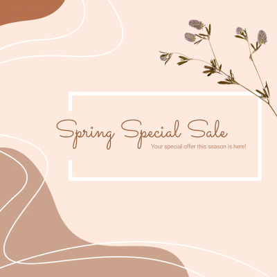 Line Handwrtting Plant Simple Literary Women's Wear Spring Sale Ecommerce Product Image