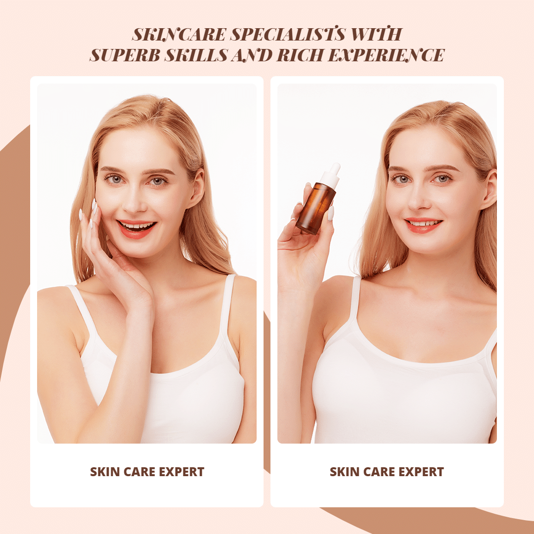 Brown Color Block Fashion Beauty Salon Skin Care Promo Ecommerce Product Image预览效果