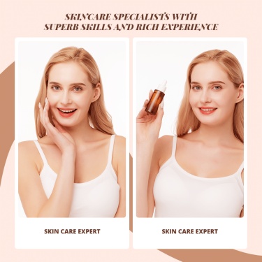 Brown Color Block Fashion Beauty Salon Skin Care Promo Ecommerce Product Image