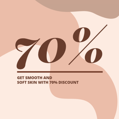 Line Element Simple Literary Beauty Salon Discount Ecommerce Product Image