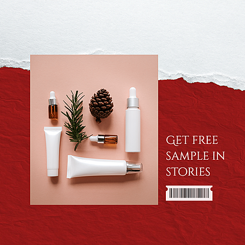 Beauty Skincare Promotion Poster Ecommerce Product