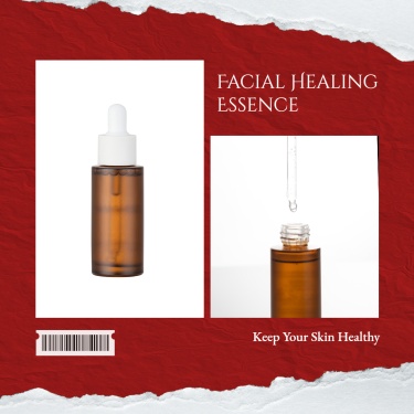 Facial Healing Essence Skin Care Product Ecommerce Product Image