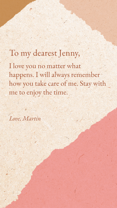 Love Letter Couple Instagram Story Image
