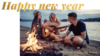 Friends New Year's Party Facebook Cover
