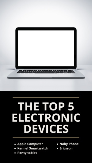 Simple Electronics Devices List Recommendation Ecommerce Story