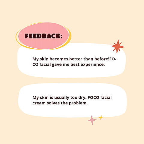 Simple Facial Cream Feedback Display Ecommerce Product Image