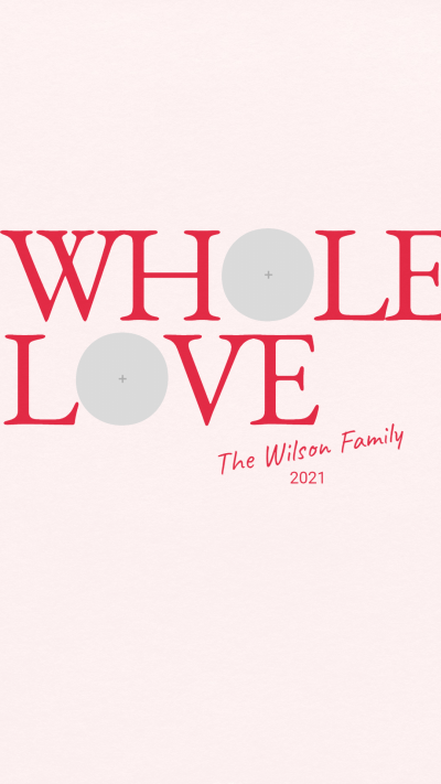White Love Valentine’s Day Blank Photo DIY Instagram Story Image