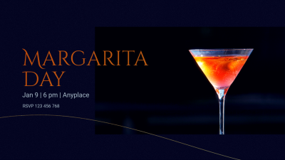 Fashion Margarita Day Party Facebook Event Cover