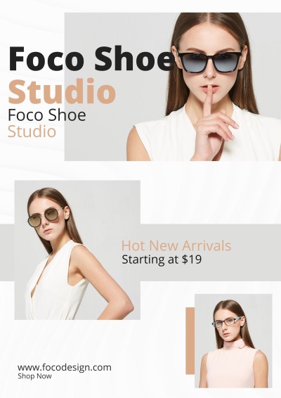 Commercial Women's Wear New Arrival Display Poster