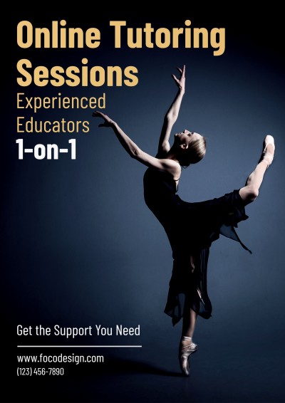 Online Tutoring Sessions Propaganda Poster