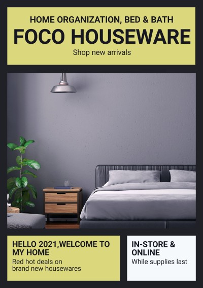 Housewares New Arrivals Promotional Flyer