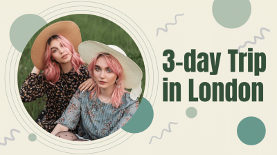 London Trip Travel Blogger YouTube Thumbnail