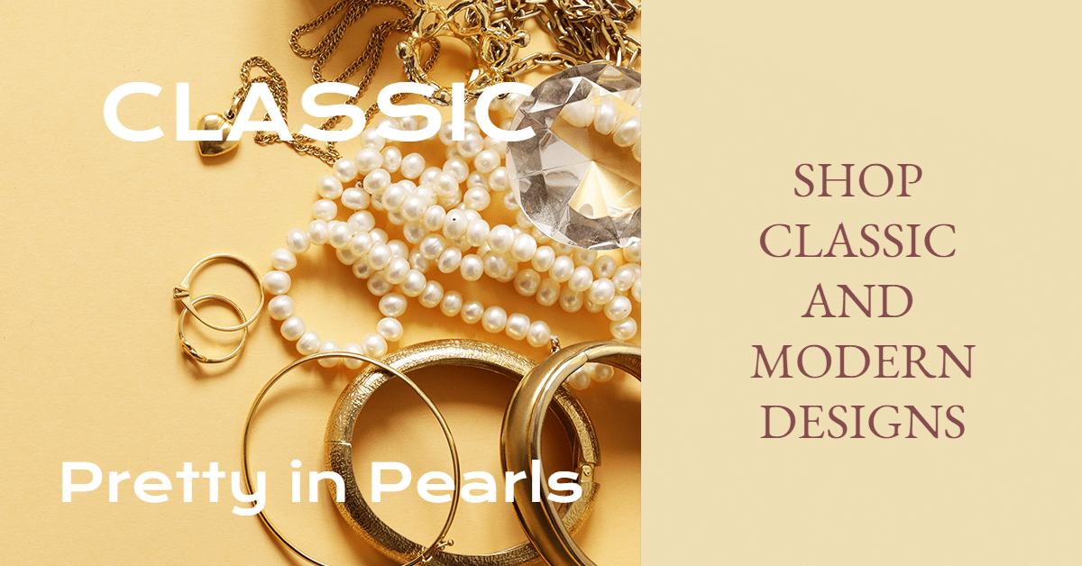 Jewelry Arrival New Year Holiday Ecommerce Banner预览效果