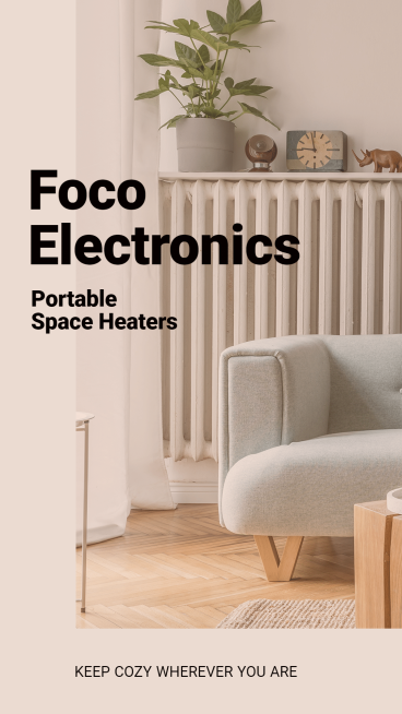 Home Electric Heater Product Promo Ecommerce Story预览效果