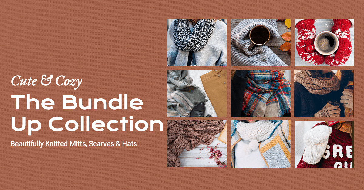 Scarf Gloves - New Year Holiday Promotion Ecommerce Banner预览效果