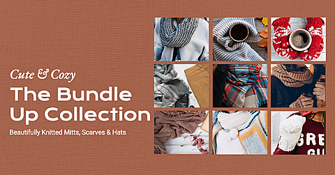 Scarf Gloves - New Year Holiday Promotion Ecommerce Banner