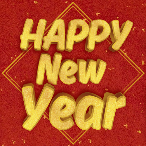 春节快乐新年快乐烫金次图预览效果