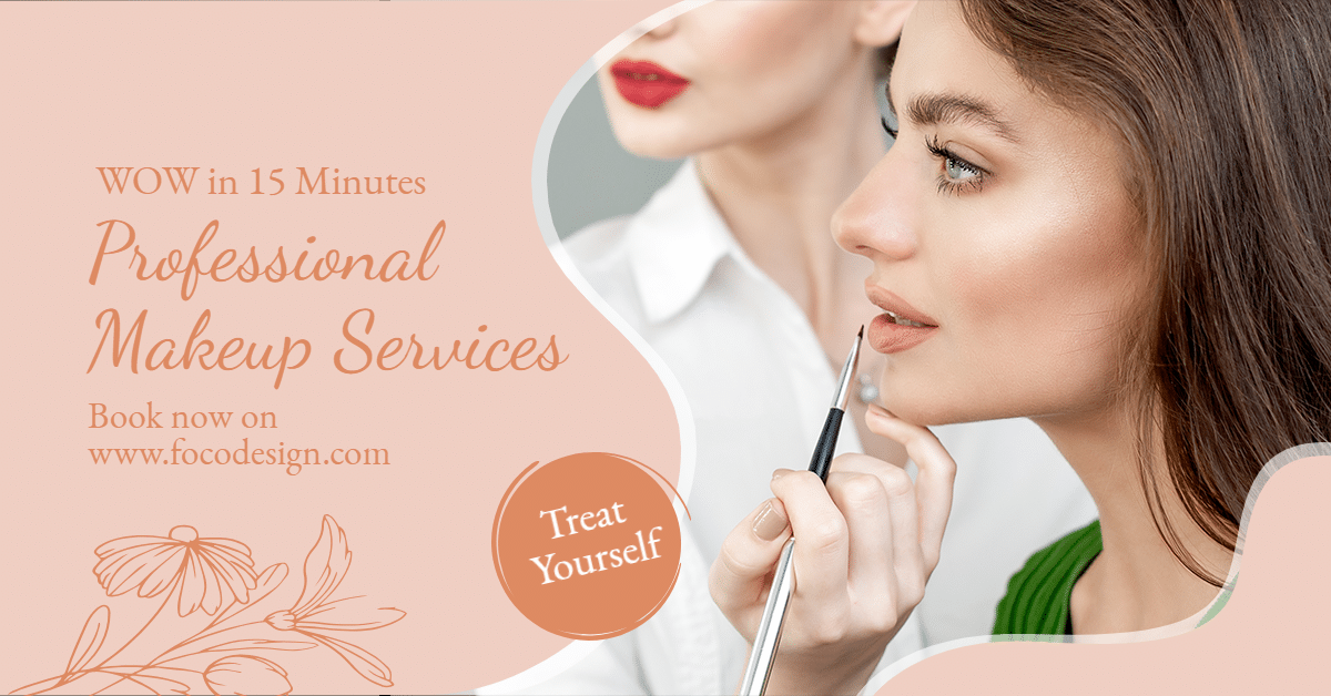 Professional Makeup Services Advertisement Ecommerce Banner