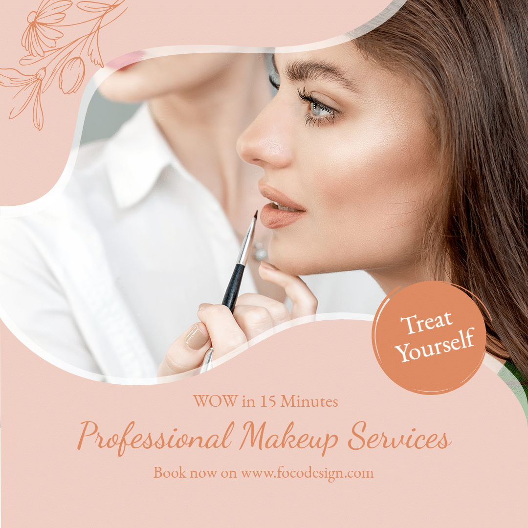 Professional Makeup Services Advertisement Ecommerce Product Image