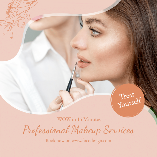 Professional Makeup Services Advertisement Ecommerce Product Image预览效果