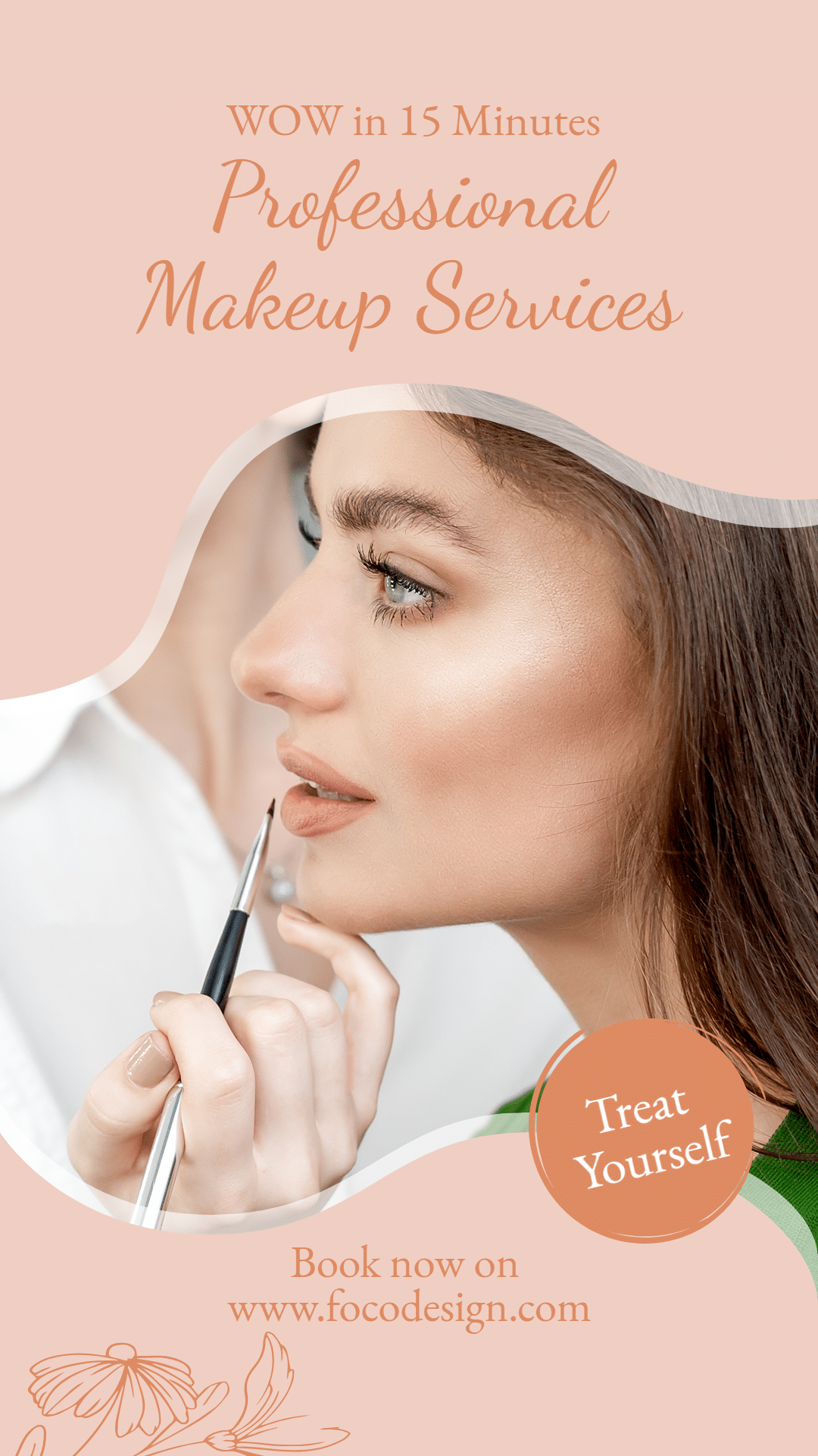Professional Makeup Services Advertisement Ecommerce Story预览效果