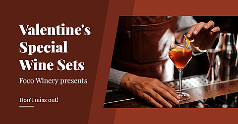 Valentine’s Day Wine Promotion Fashion Simple Style Poster Ecommerce Banner