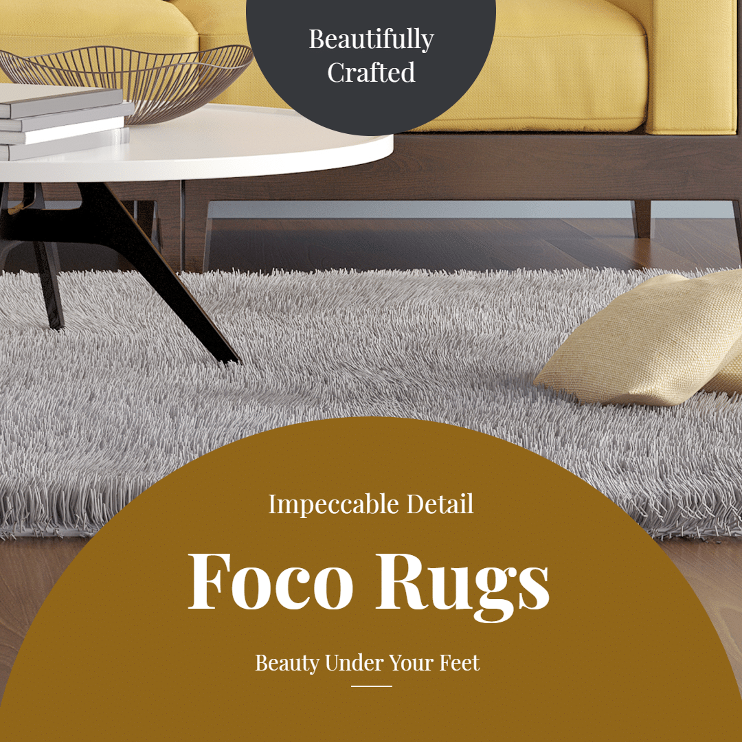 Simple Rugs Detail Display Promotion Ecommerce Product Image预览效果