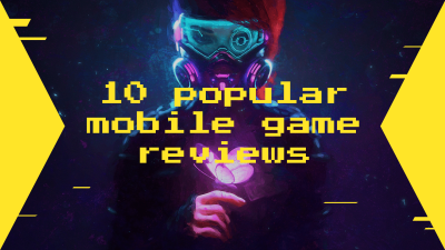 Creative Popular Mobile Game Reviews YouTube Thumbnail