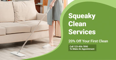 Fashion Squeaky Clean Services Introduction Ecommerce Banner