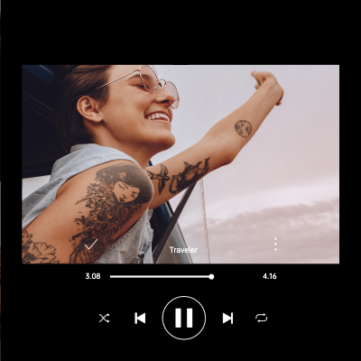 Music Player Mark Template