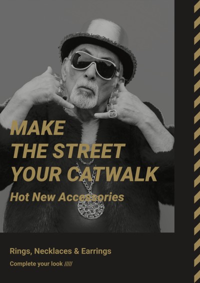 Retro Accessories New Arrival Promotion Poster