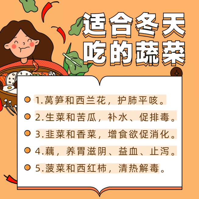 冬季实用百科方形海报预览效果