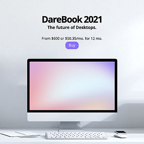 Desktop Product Introduction Ecommerce Product Image