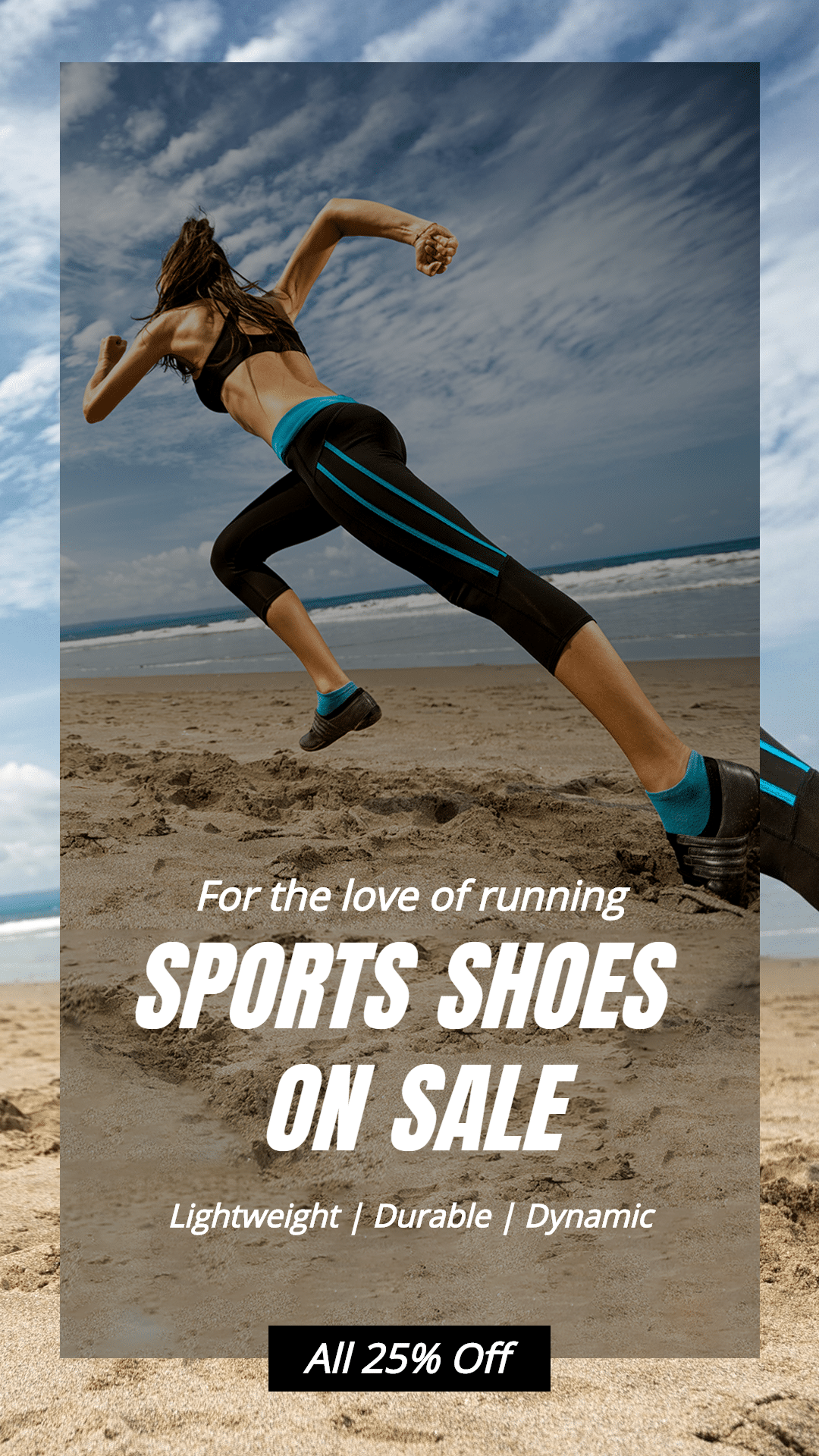 Fashion Sports Shoes Sale Advertisement Ecommerce Story预览效果