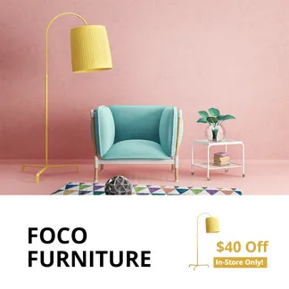 Furniture Sales Ecommerce Product Image