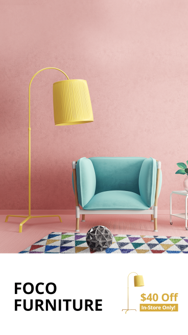 Offline Furniture Discount Ecommerce Story预览效果
