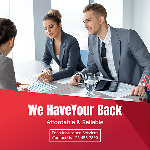 White Line Rectangle Fashion Insurance Service Introduction Ecommerce Story