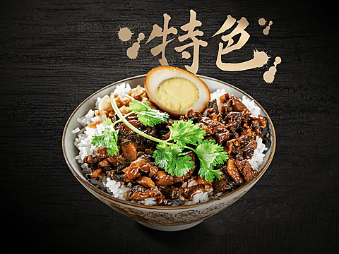 中式快餐小炒外卖套装美团主图