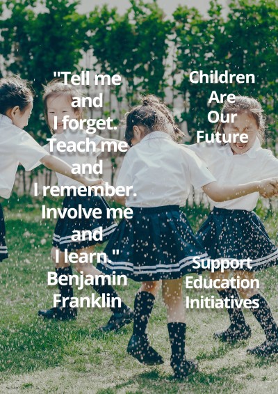 Public Welfare Child Groups Attention Propagating Poster
