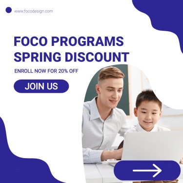 Simple Extra-Curricular Tutoring Spring Discount Ecommerce Product Image