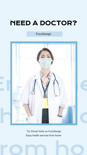Simple Health Services Virtual Visits Ecommerce Story预览效果
