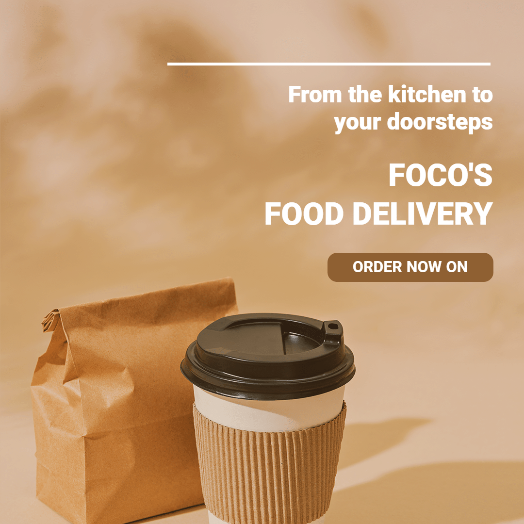 Food Delivery Service Ecommerce Product Image