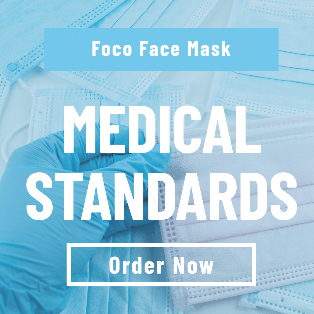 Medical Standard Face Mask Ecommerce Product Image