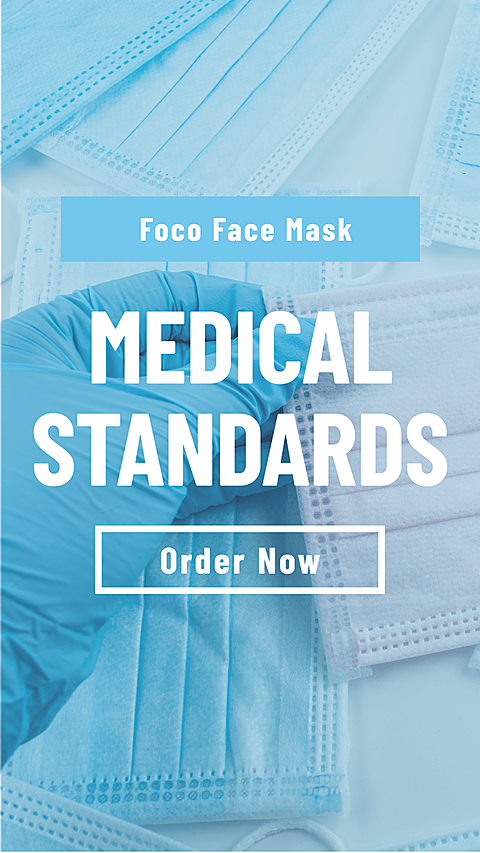 Medical Standard Face Mask Ecommerce Story
