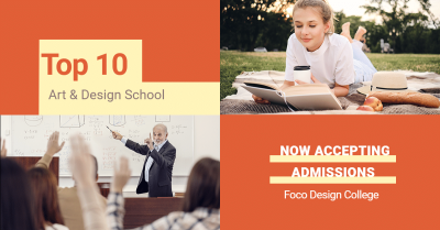 Art and Design College Admission Ecommerce Banner