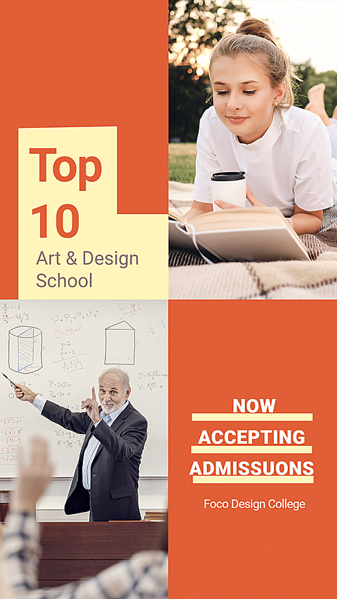 University Enrollment Template Poster Ecommerce Story