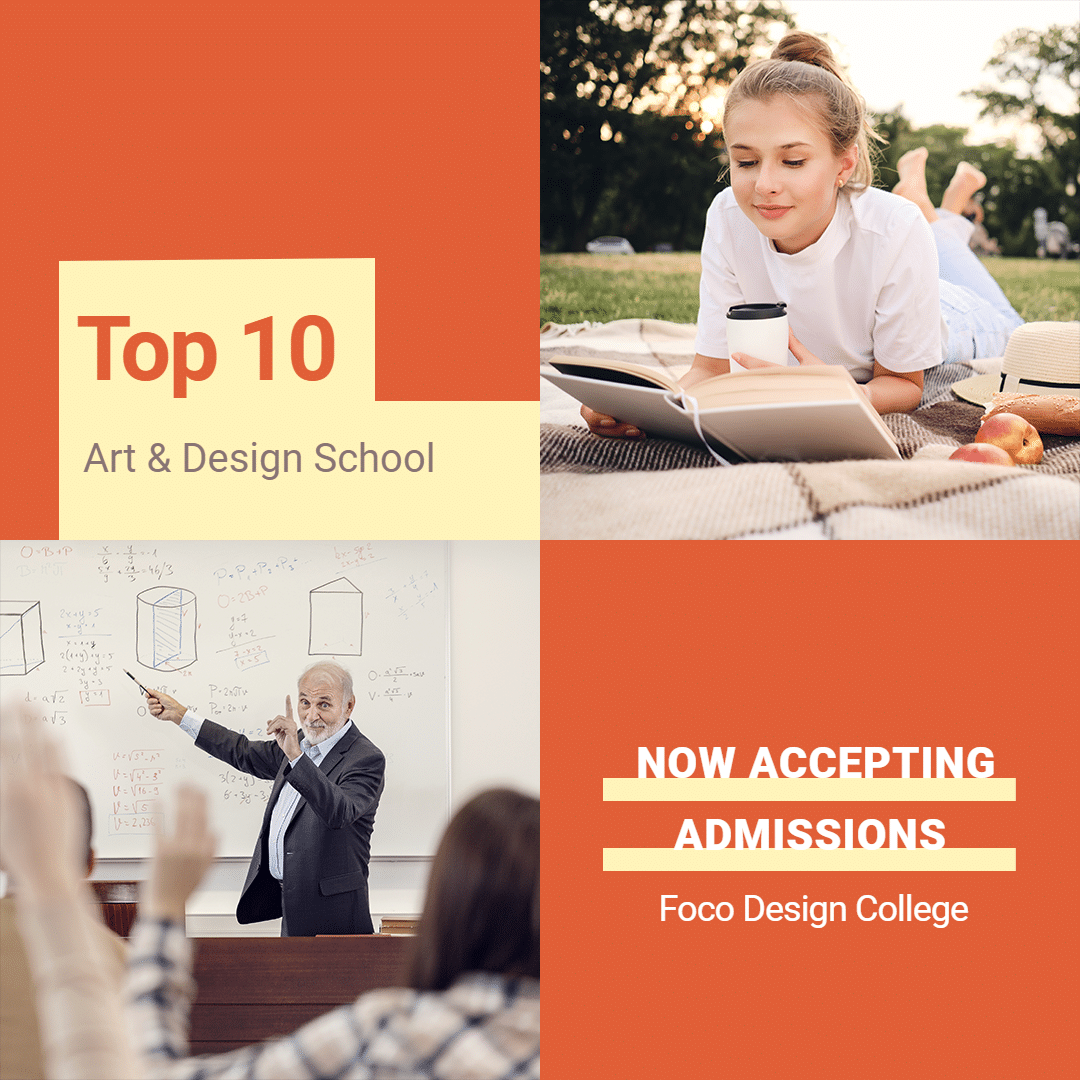 Design School Accepting Admissions Promotion Fashion Simple Style Poster Ecommerce Product预览效果