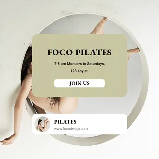 Literar Pilates Courses Promotion Ecommerce Product Image