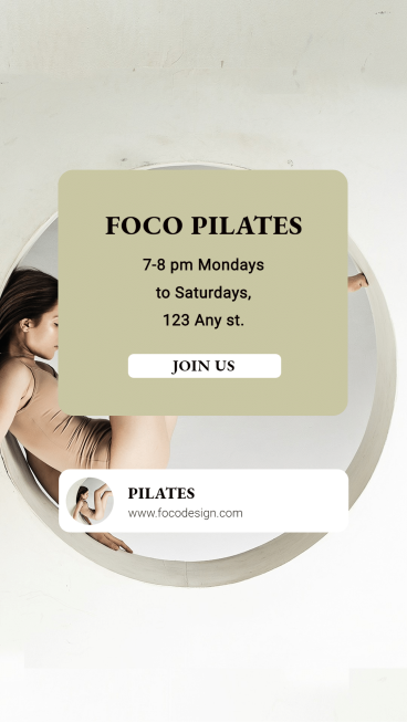 Literar Pilates Courses Promotion Ecommerce Story预览效果